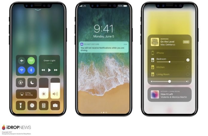 Apple Unveils iPhone X and 8 Models With Wireless Charging