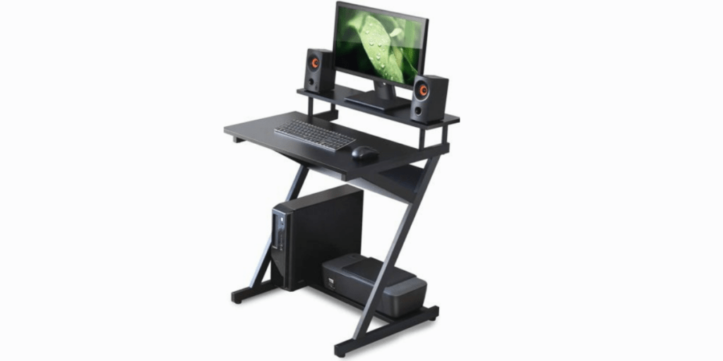 Fitueyes computer desk with monitor Shelf