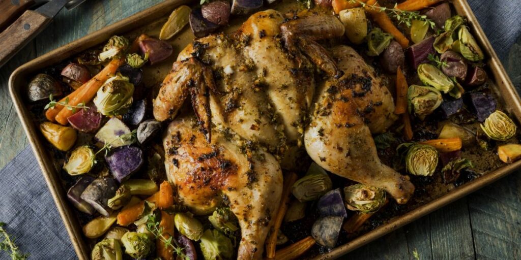 Roast Chicken with Root Vegetables