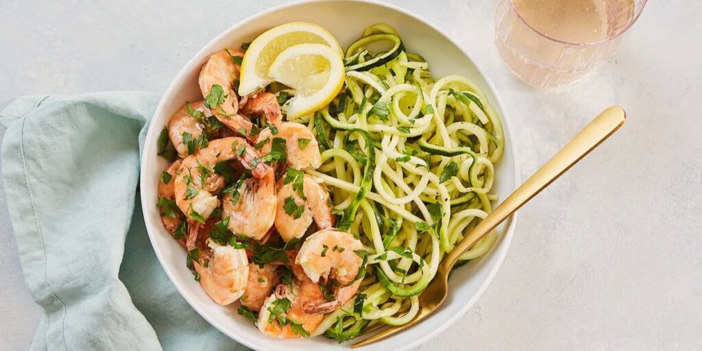 Shrimp Scampi with Zucchini Noodles