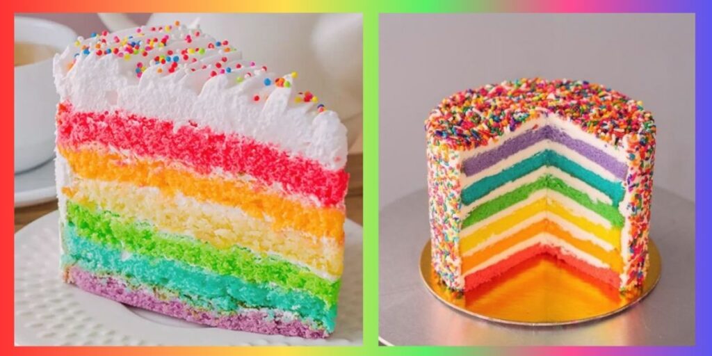 Rainbow Layer Cakes